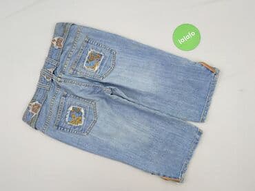 jeansy z haftami: Spodnie 3/4 damskie, rozmiar M — 3