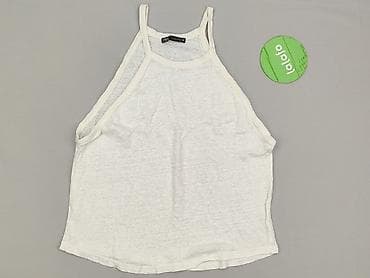 off white bluzki: Zara, Top damski, rozmiar S — 2