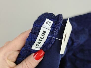 niebieskie sukienki plus size: Sukienka damska, rozmiar 6XL — 4