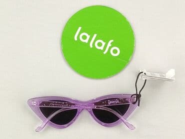 złote dodatki do zielonej sukienki: Glasses, Sunglasses, Cat eyes design, condition - Perfect — 3