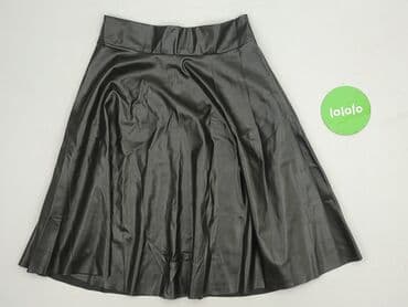 spódnice czarne eko skóra: Spódnica damska, rozmiar S — 3