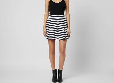 koszulka w niebieskie paski: Esmara, Spódnica damska, S — 7