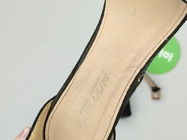 srebrne sandałki: Sandały damskie, 36 — 6