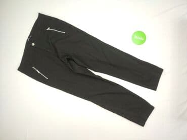 jakie rajstopy do srebrnej sukienki: Material trousers for women, size 3XL (EU 46) — 2