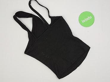 czarne bluzki basic: Top damski, rozmiar S — 3