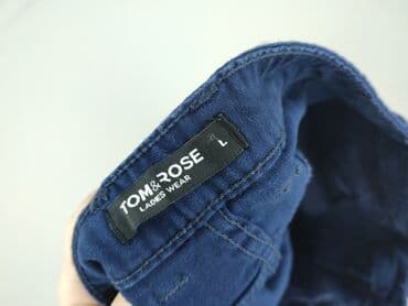 jeans mom pull and bear: Spodnie materiałowe damskie, rozmiar L — 4