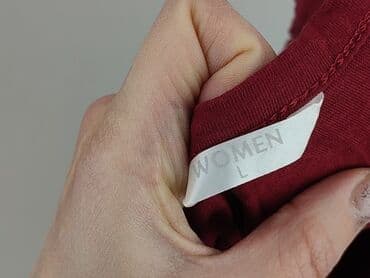 bluzki z długim rękawem dekolt w serek: Bluzka damska, rozmiar L — 4