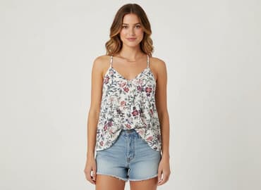 top z piorkami: American Eagle, Top damski, rozmiar M — 7