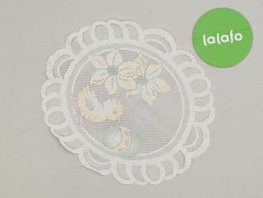 h m zasłony: Serwetka 30 x 30, kolor - Biały, stan - Bardzo dobry — 3