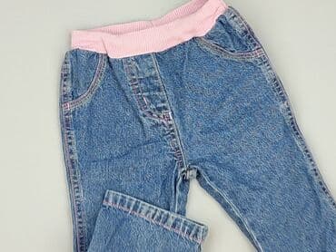 goodies jeans woskowane: Denim pants, George, 9-12 months, condition - Good — 1