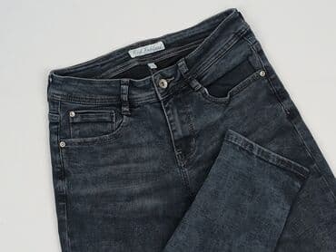 metalowe guziki do dżinsów: Jeansy damskie, rozmiar S — 1