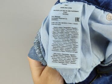 dżinsy z talią paper bag: ONLY, Jeansy damskie, rozmiar M — 5