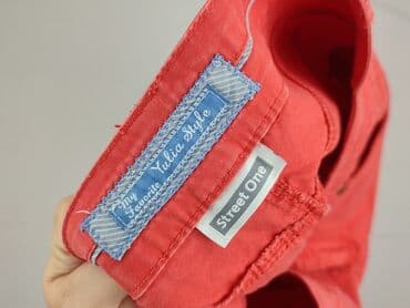 krótkie spodenki z szerokimi nogawkami: Street One, Spodnie materiałowe damskie, rozmiar S — 4