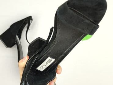 steve madden sandały czarne: Steve Madden, Sandały damskie, rozmiar 40 — 6