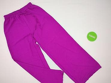 sweter rozowy: Spodnie damskie – fuksja/magenta - Krój: proste nogawki, luźne — 2
