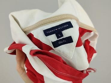 basic tommy hilfiger t shirty: Tommy Hilfiger, Damska koszulka polo, rozmiar L — 4