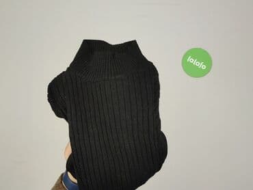 czarne t shirty basic: Bershka, Golf damski, rozmiar S — 5