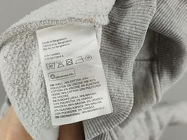 szara bluza hm: H&M, Bluza z kapturem damska, rozmiar M — 6