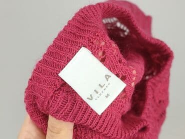 sweter z dekoltem v: Vila, Sweter damski, rozmiar M — 4