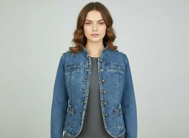 kurtka marki tchibo: Kurtka jeansowa damska, rozmiar L — 1