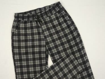 t shirty apache: Material trousers for women, size L (EU 40) — 1