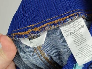 koszulka z traktorem dla dziecka: Denim pants, 12-18 months, condition - Very good — 4
