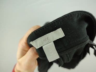 srebrny top h m: H&M, Spodnie materiałowe damskie, M — 4