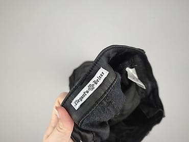 wide jeans: ELEGANTE, Spodnie materiałowe damskie, rozmiar L — 4