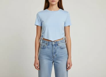 cropp bluzki z krótkim rękawem: Top damski, rozmiar S — 5