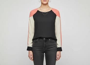 czarna bluza 134: Bluzka damska, rozmiar S — 5