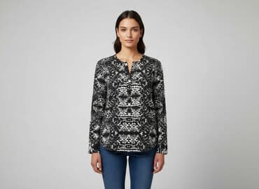 eleganckie bluzki czarne: Bluzka damska, rozmiar S — 5