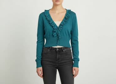 tanie narzutki damskie: Kardigan damski, rozmiar S — 6