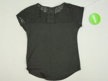 czarna bluzka koronkowa zara: Bluzka damska, rozmiar S — 3