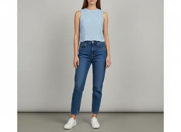 niebieska koszula damska reserved: Reserved YFL, Top damski, rozmiar L — 1