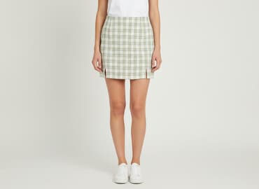 zielone spódnice w kratę: CKH Clockhouse, Spódnica damska, rozmiar L — 1