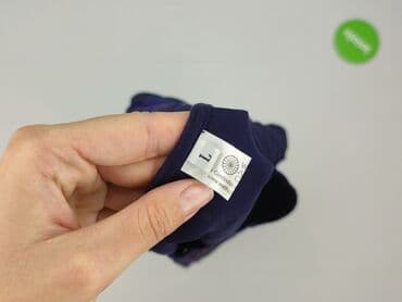 bluzki w granatowe paski: T-shirt damski, rozmiar S — 4