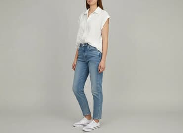 sinsay bluzki z krótkim rękawem: Sinsay, Bluzka damska, rozmiar S — 6