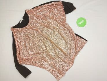 złota bluzka cekinowa: Bluzka damska, rozmiar M — 2