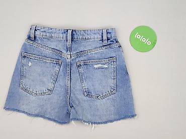 cropped jeans: Denim, Szorty damskie, rozmiar 2XS — 4
