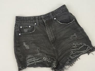 krótkie spodenki z wysokim stanem jeansowe: Szorty damskie, rozmiar S — 2