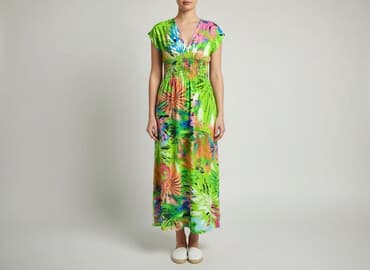 sukienka hiszpanka plus size: Sukienka damska, rozmiar M — 6