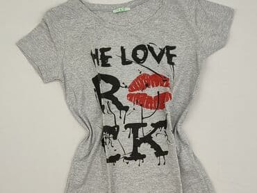 bluzki w paski z serduszkiem: Tunika damska, rozmiar S — 1