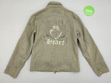 t shirty motocyklowe: Джинсова куртка жіноча, розмір L — 3