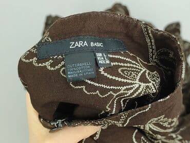 brązowa spódnica zara: Spódnica damska, rozmiar L — 4