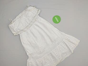 boho biała sukienka: Sukienka damska, rozmiar S — 4