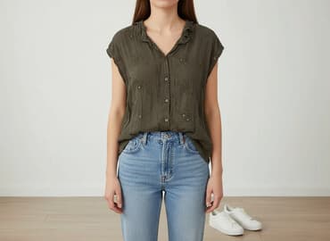 skladanie koszulki: Faded Glory, Bluzka damska, S — 6