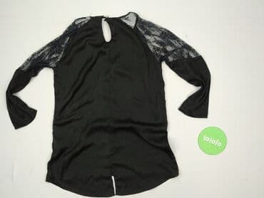 czarne bluzki rekaw 3 4: Bluzka damska, rozmiar S — 3