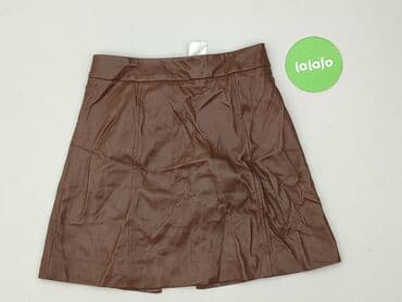 brązowe spodnie woskowane stradivarius: Stradivarius, Spódnica damska, rozmiar XS — 4