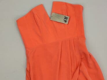 czerwona satynowa sukienka h m: H&M, Sukienka damska, rozmiar S — 2