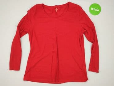 czerwona bluzki z bufkami: C&A, Women's blouse, XL — 2